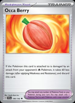 Occa Berry 140/142 Uncommon – Stellar Crown Pokémon card
