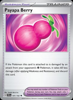 Payapa Berry 141/142 Uncommon – Stellar Crown Pokémon card