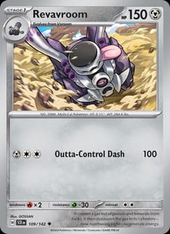 Revavroom 109/142 Uncommon – Stellar Crown Pokémon card