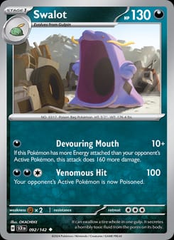 Swalot 092/142 Uncommon – Stellar Crown Pokémon card