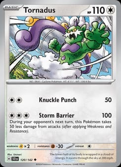 Tornadus 120/142 Uncommon – Stellar Crown Pokémon card