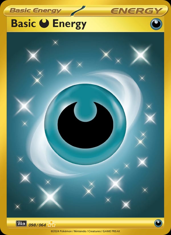 Basic Darkness Energy 098/064 Shrouded Fable Pokémon card