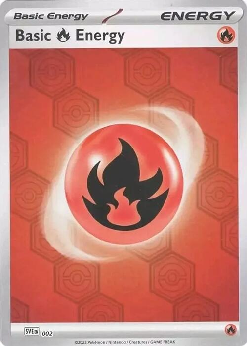 Basic Fire Energy 2 Shrouded Fable Pokémon card