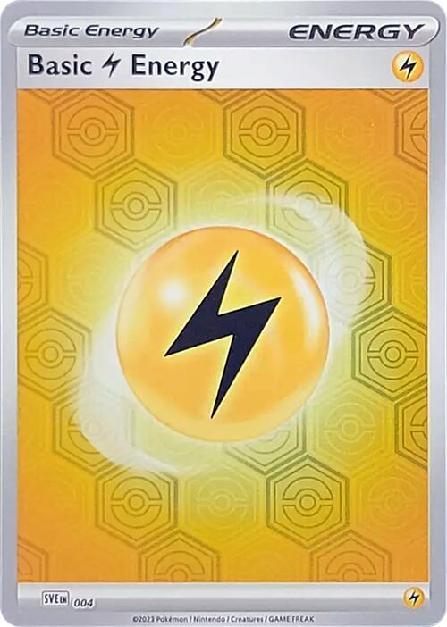 Basic Lightning Energy 4 Shrouded Fable Pokémon card