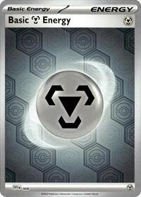 Basic Metal Energy (Reverse Holofoil) 8 Common – Shrouded Fable Pokémon card