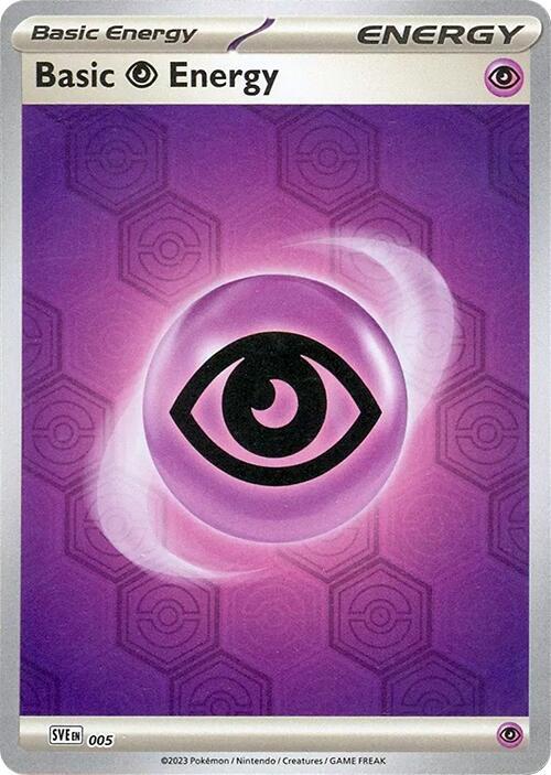 Basic Psychic Energy 5 Shrouded Fable Pokémon card