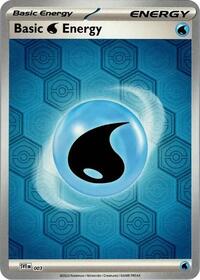 Basic Water Energy 3 Common – Shrouded Fable Pokémon card