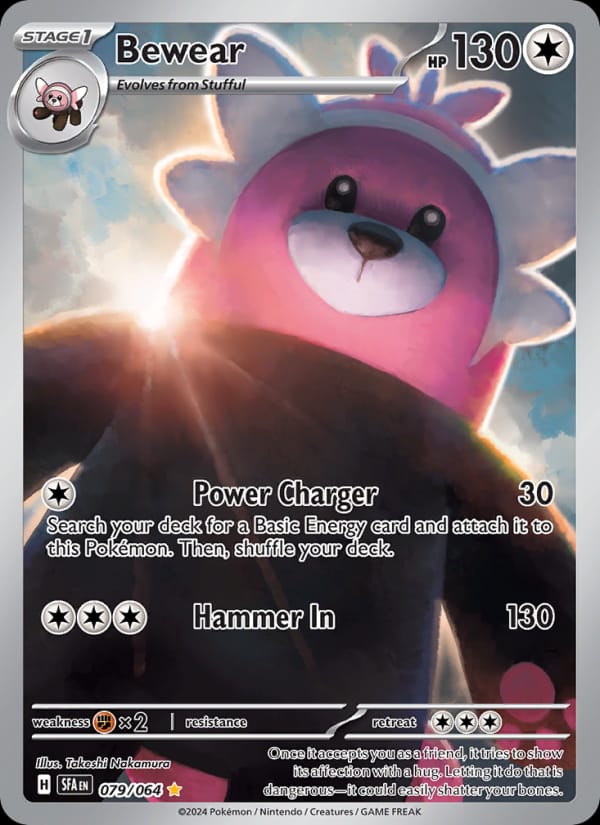 Bewear 079/064 Shrouded Fable Pokémon card