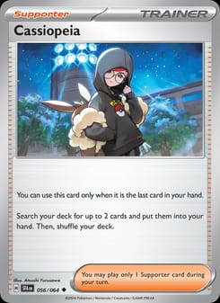 Cassiopeia 056/064 Uncommon – Shrouded Fable Pokémon card