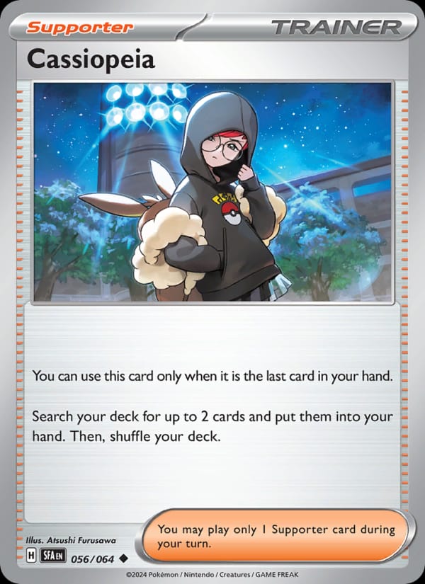Cassiopeia 056/064 Shrouded Fable Pokémon card