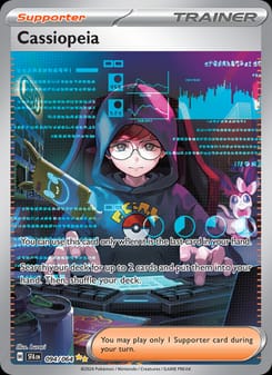 Cassiopeia 094/064 Special Illustration Rare – Shrouded Fable Pokémon card