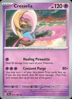 Cresselia 021/064 Rare – Shrouded Fable Pokémon card