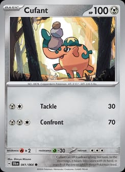 Cufant 041/064 Common – Shrouded Fable Pokémon card