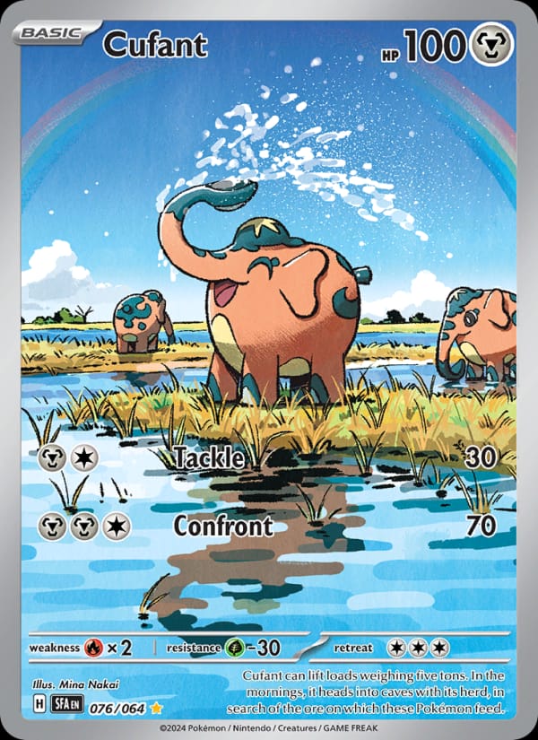 Cufant 076/064 Shrouded Fable Pokémon card