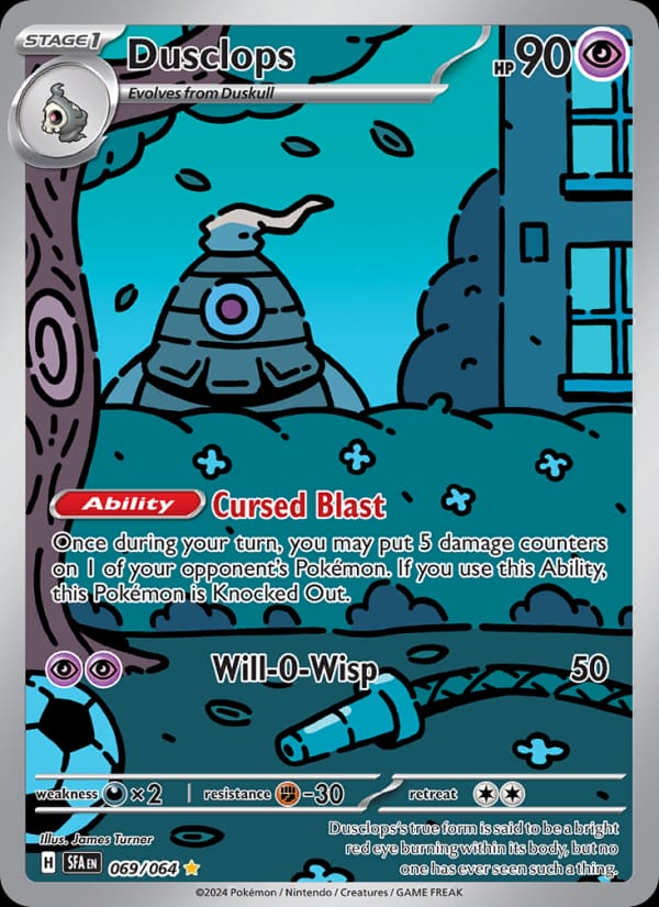 Dusclops 069/064 Shrouded Fable Pokémon card