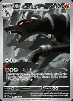 Houndoom 066/064 Illustration Rare – Shrouded Fable Pokémon card