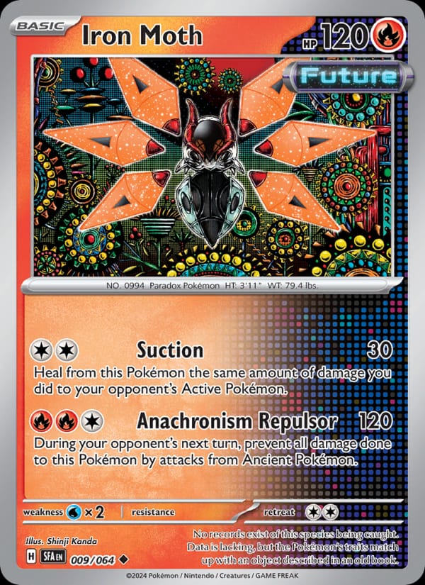Iron Moth 009/064 Shrouded Fable Pokémon card