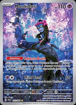 Munkidori 072/064 Illustration Rare – Shrouded Fable Pokémon card