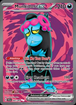 Munkidori ex 083/064 Ultra Rare – Shrouded Fable Pokémon card