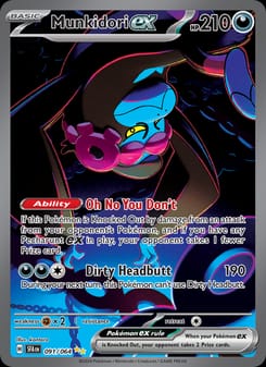 Munkidori ex 091/064 Special Illustration Rare – Shrouded Fable Pokémon card
