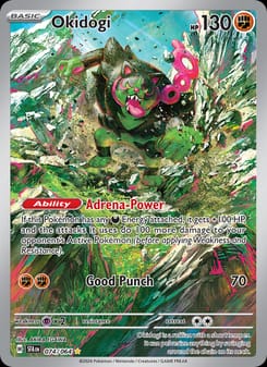 Okidogi 074/064 Illustration Rare – Shrouded Fable Pokémon card