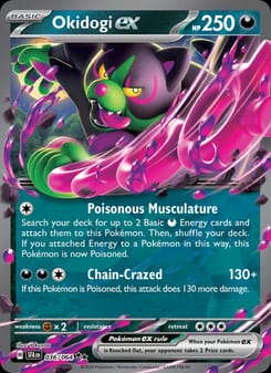 Okidogi ex 036/064 Double Rare – Shrouded Fable Pokémon card