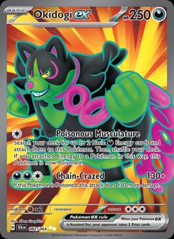 Okidogi ex 082/064 Ultra Rare – Shrouded Fable Pokémon card