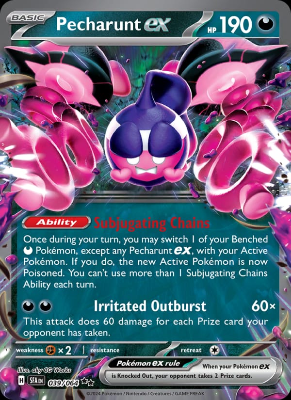 Pecharunt ex 039/064 Shrouded Fable Pokémon card