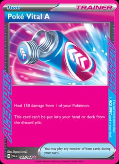 Poké Vital A 062/064 ACE SPEC Rare – Shrouded Fable Pokémon card