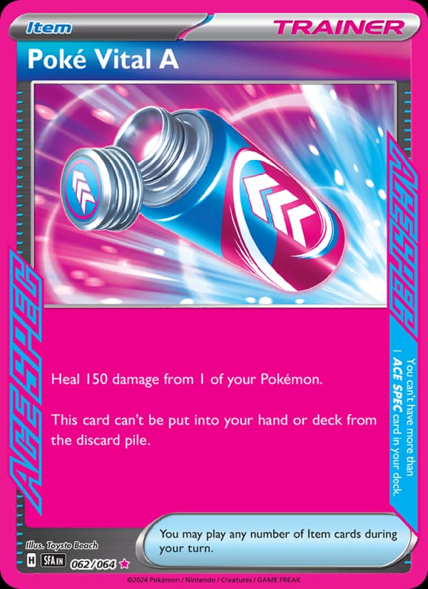 Poké Vital A 062/064 Shrouded Fable Pokémon card