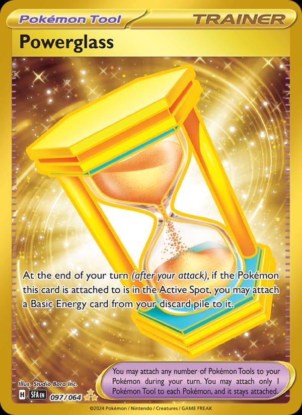 Powerglass 097/064 Shrouded Fable Pokémon card