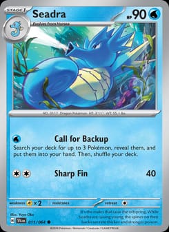 Seadra 011/064 Common – Shrouded Fable Pokémon card