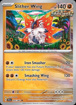 Slither Wing 026/064 Uncommon – Shrouded Fable Pokémon card