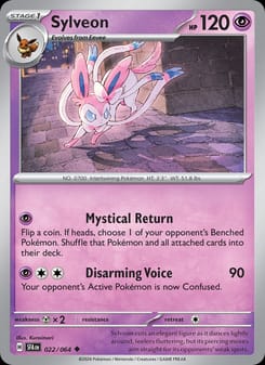 Sylveon 022/064 Uncommon – Shrouded Fable Pokémon card