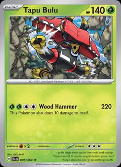 Tapu Bulu 006/064 Rare – Shrouded Fable Pokémon card