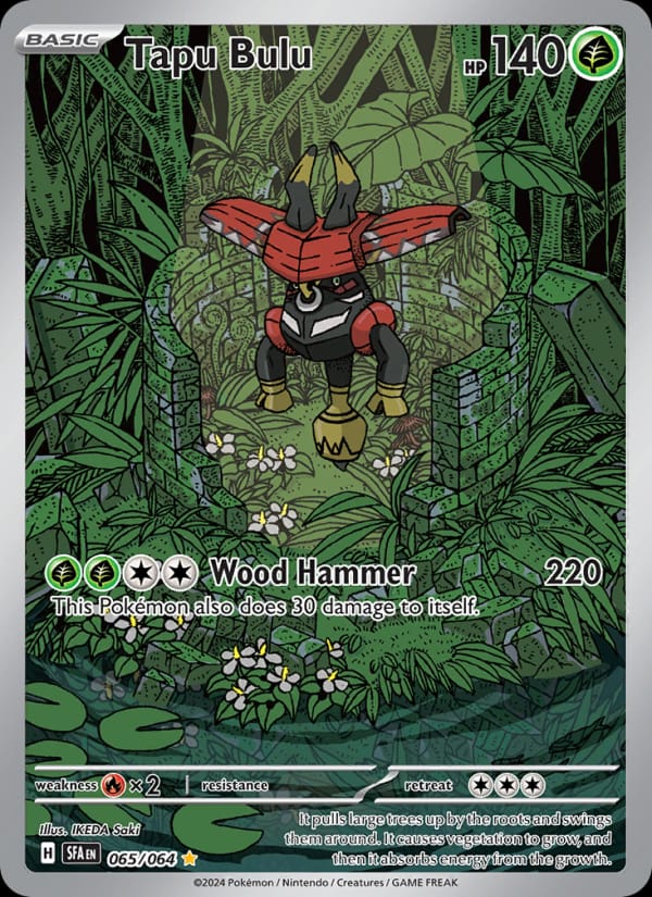 Tapu Bulu 065/064 Shrouded Fable Pokémon card