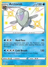 Arctovish SV037/SV122 Shiny Holo Rare – Shining Fates Pokémon card