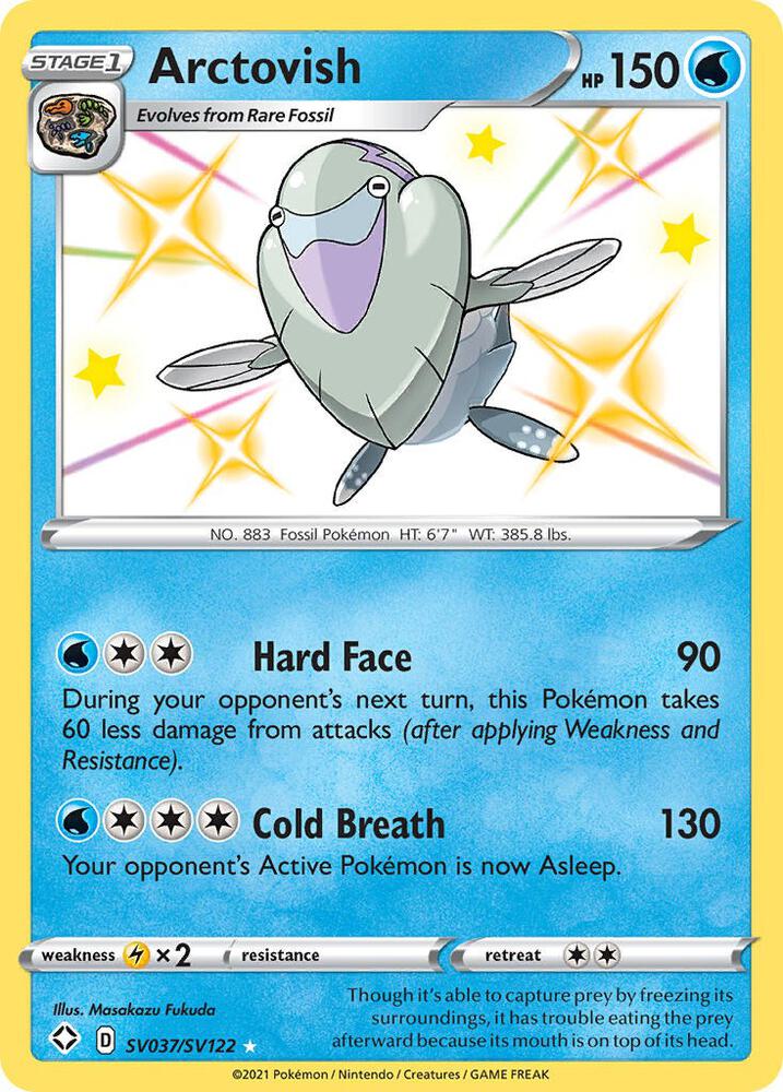 Arctovish SV037/SV122 Shining Fates Pokémon card