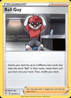 Ball Guy 065/072 Ultra Rare – Shining Fates Pokémon card