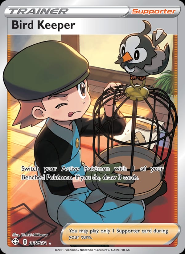Bird Keeper 066/072 Shining Fates Pokémon card