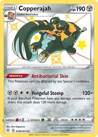 Copperajah SV091/SV122 Shiny Holo Rare – Shining Fates Pokémon card