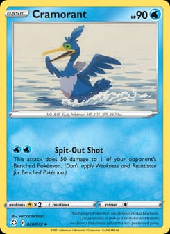 Cramorant 028/072 Uncommon – Shining Fates Pokémon card