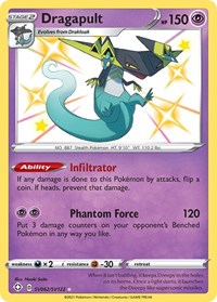 Dragapult SV062/SV122 Shiny Holo Rare – Shining Fates Pokémon card
