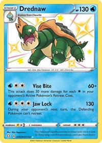 Drednaw SV029/SV122 Shiny Holo Rare – Shining Fates Pokémon card
