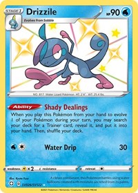 Drizzile SV026/SV122 Shiny Holo Rare – Shining Fates Pokémon card