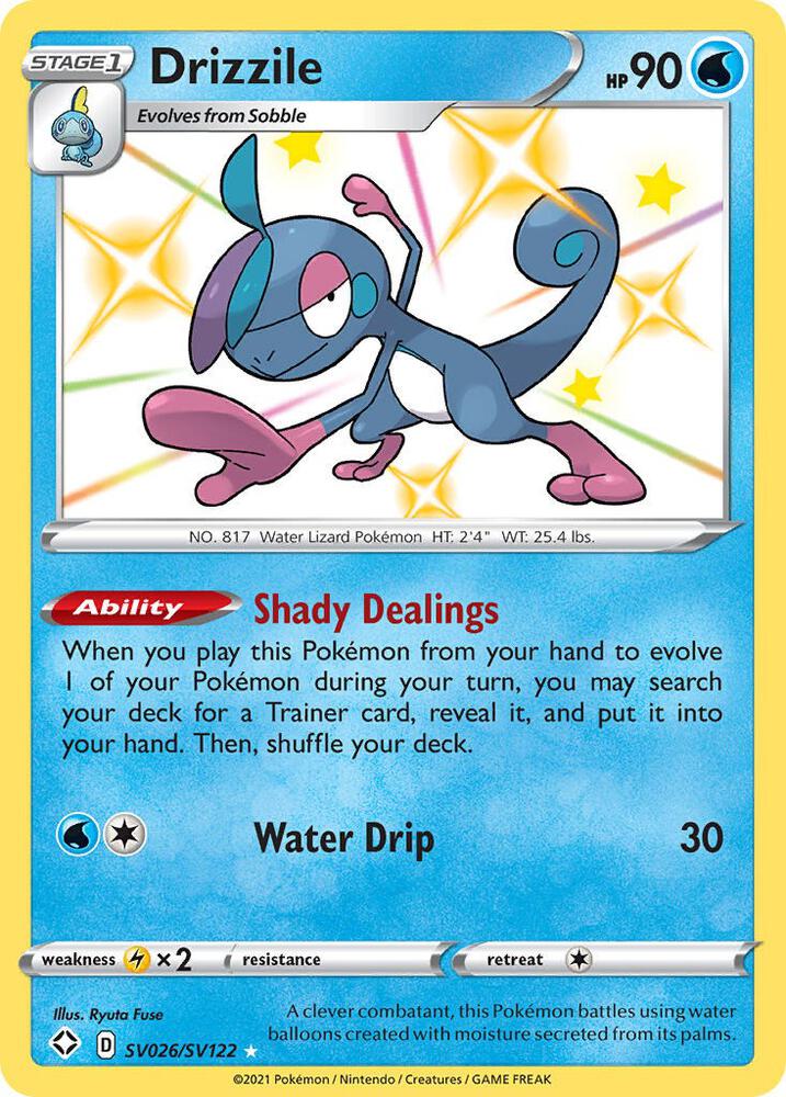 Drizzile SV026/SV122 Shining Fates Pokémon card