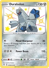 Duraludon SV092/SV122 Shiny Holo Rare – Shining Fates Pokémon card
