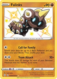 Falinks SV074/SV122 Shiny Holo Rare – Shining Fates Pokémon card