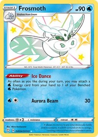 Frosmoth SV034/SV122 Shiny Holo Rare – Shining Fates Pokémon card