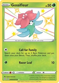 Gossifleur SV010/SV122 Shiny Holo Rare – Shining Fates Pokémon card
